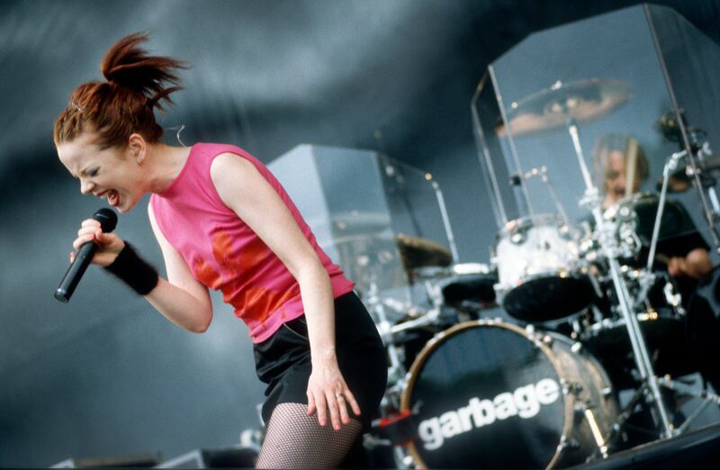 Garbage at the Torhout-Werchter Festival, Belgium, in July 1998. Photograph: Gie Knaeps/Getty Images